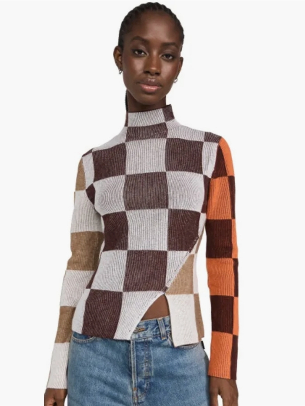 Long Sleeve Asymmetric Top